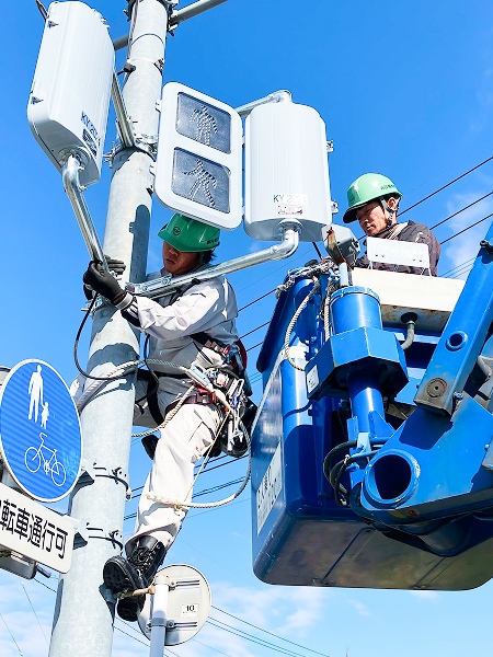 電力部の仕事の様子